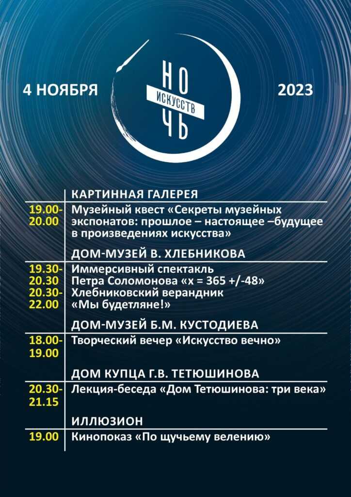 В День народного единства астраханцев ждут на «Ночи искусств» — фото 5