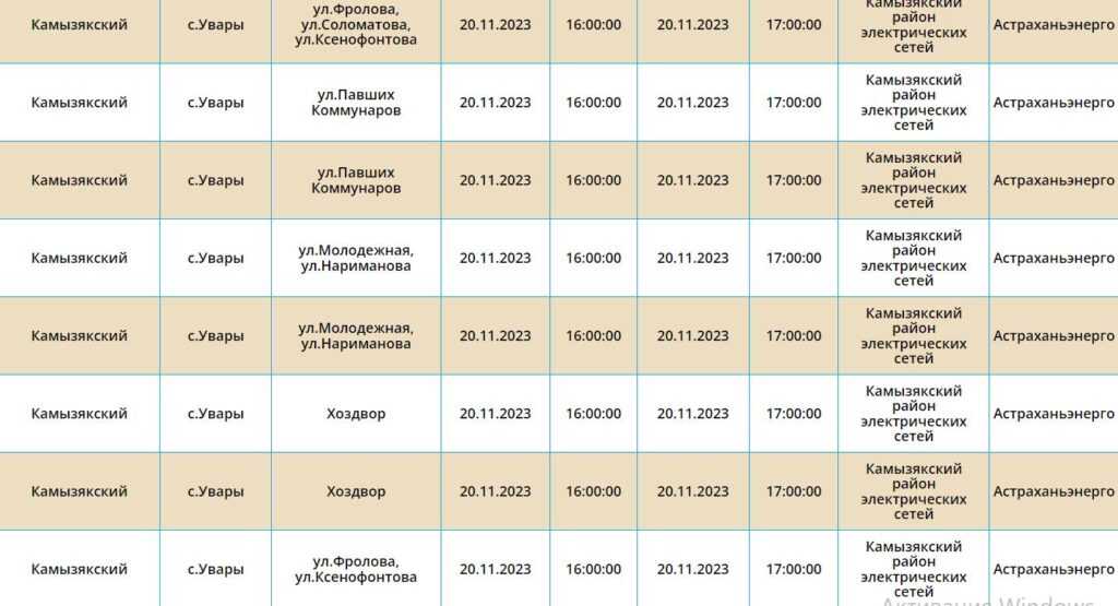 20 ноября множество Астраханцев останутся без света — фото 11