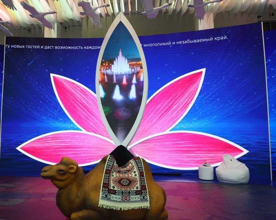 Астраханский мультимедийный лотос продемонстрировали всей России