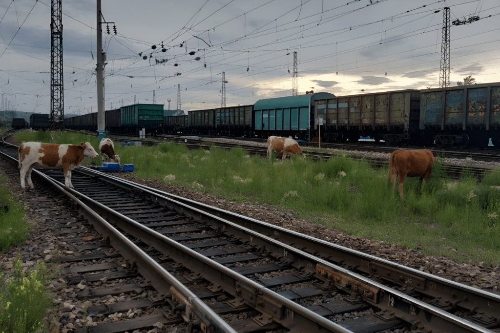 В Астраханской области железнодорожные пути начали защищать от безнадзорных животных
