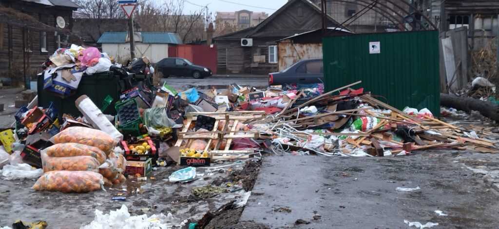 Пустырь на улице Крупской вновь превратился в свалку — фото 3