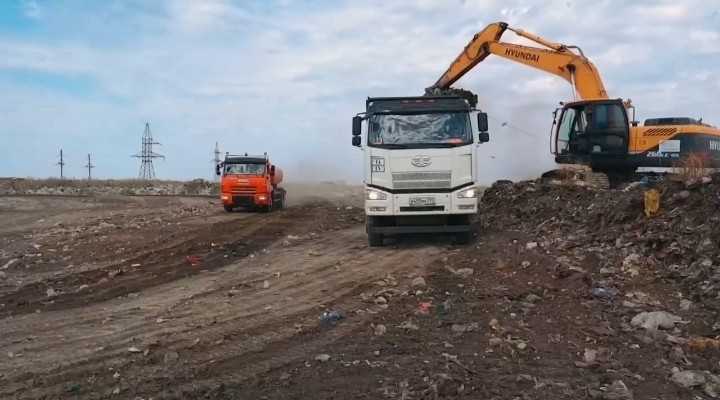 В Ахтубинском районе вывезли 552 тысячи тонн мусора