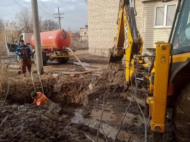 «Астрводоканал» устранил 11 течей сети водопровода