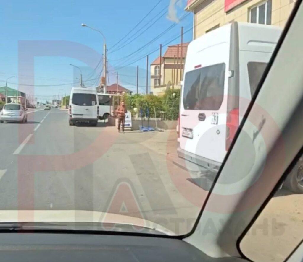 Новая разметка сделала опасной дорогу в Астрахани