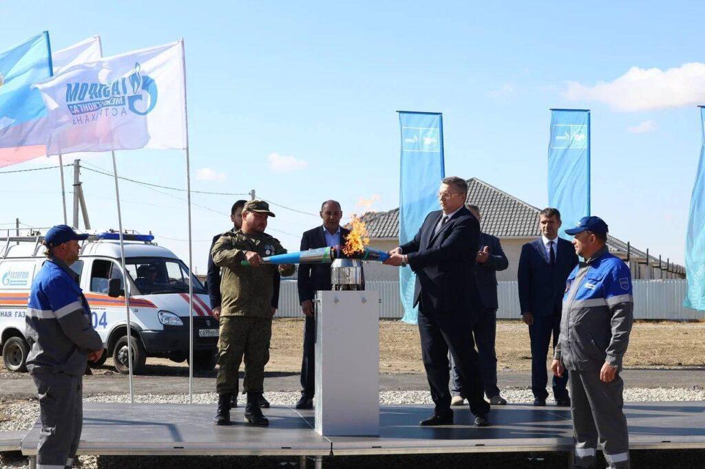 В еще одном микрорайоне Астраханской области появился газ