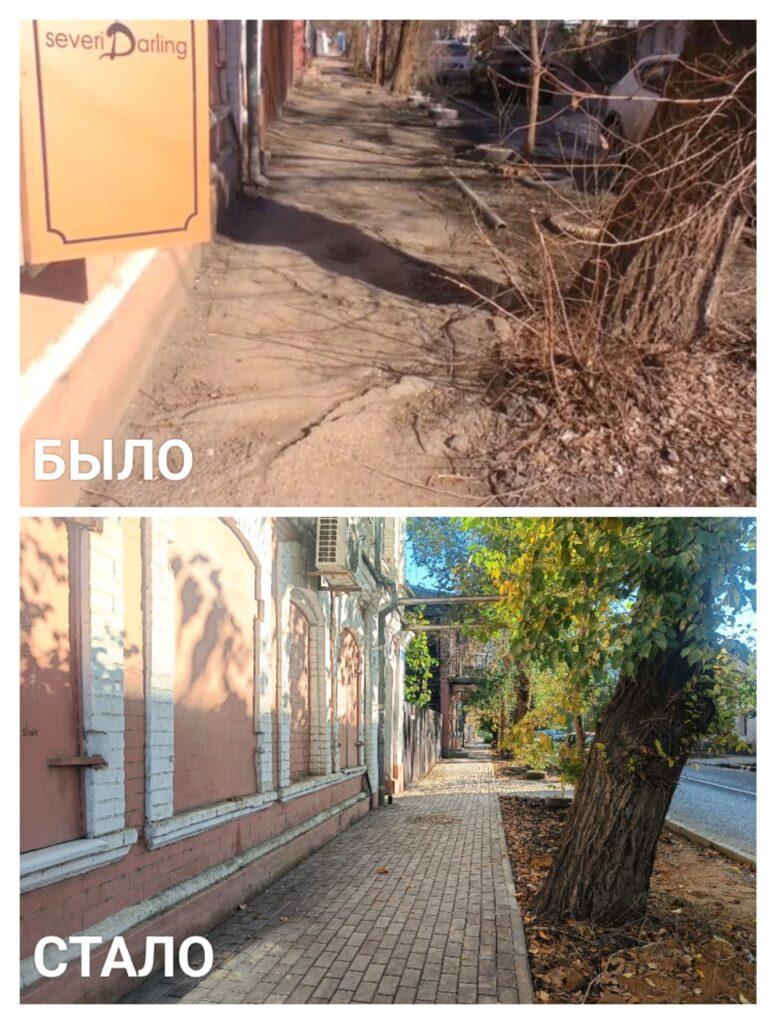 Улицу Шаумяна в Астрахани уже привели в порядок — фото 1