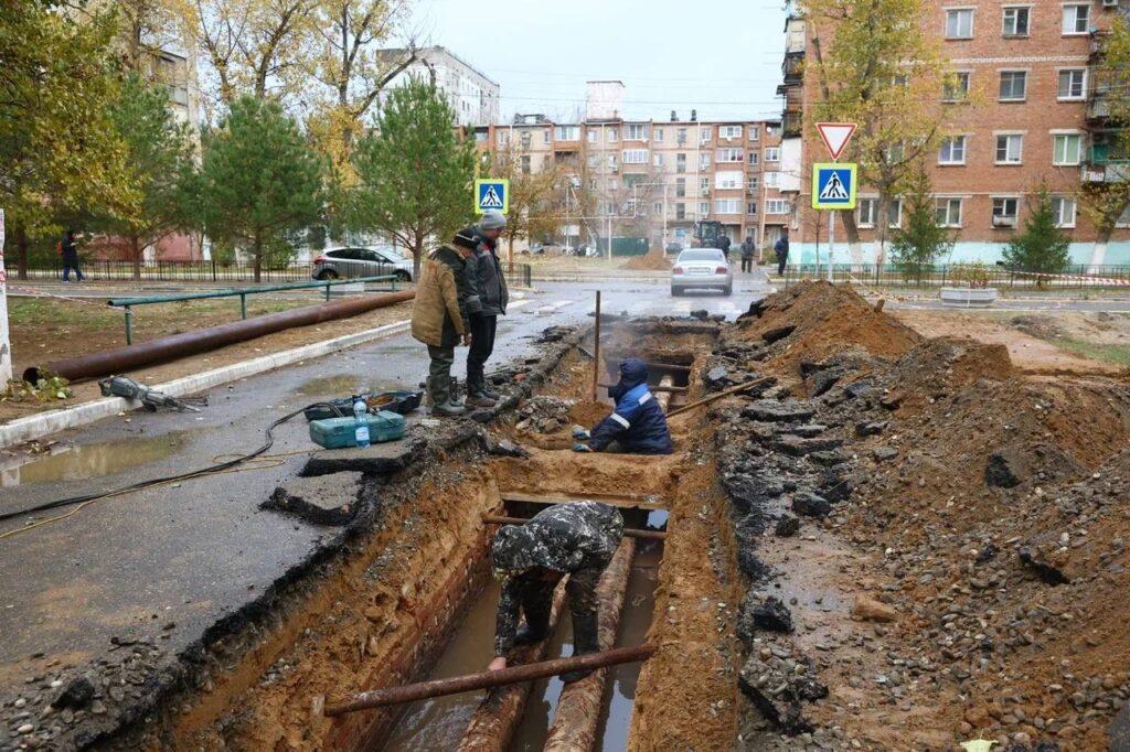 Жители города Нариманов еще примерно пять дней проведут без отопления
