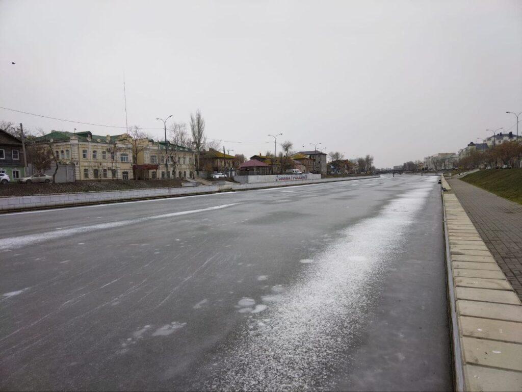 В Астраханской области турист провалился под лед — фото 10