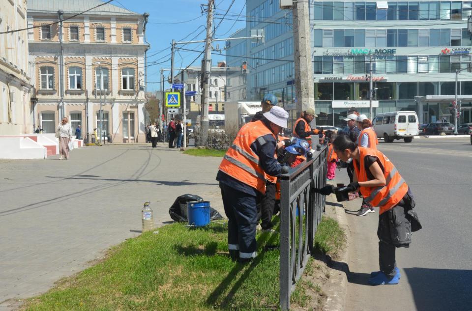 Возле Астраханского кремля высадили березы — фото 2