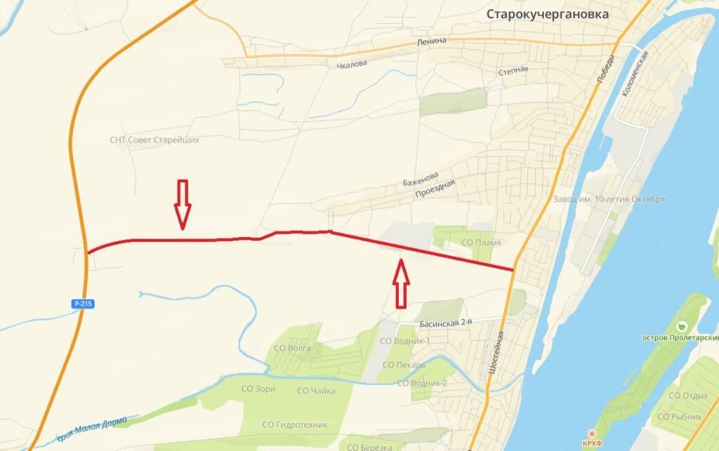 Астраханцы просят сделать новый съезд с объездной трассы — фото 1