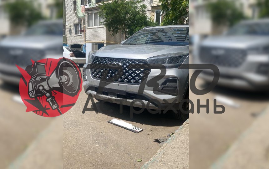 Собаки продолжают уродовать машины астраханцев