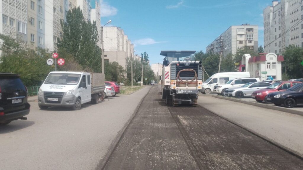 Ремонт улицы Куликова в Астрахани идет полным ходом — фото 2