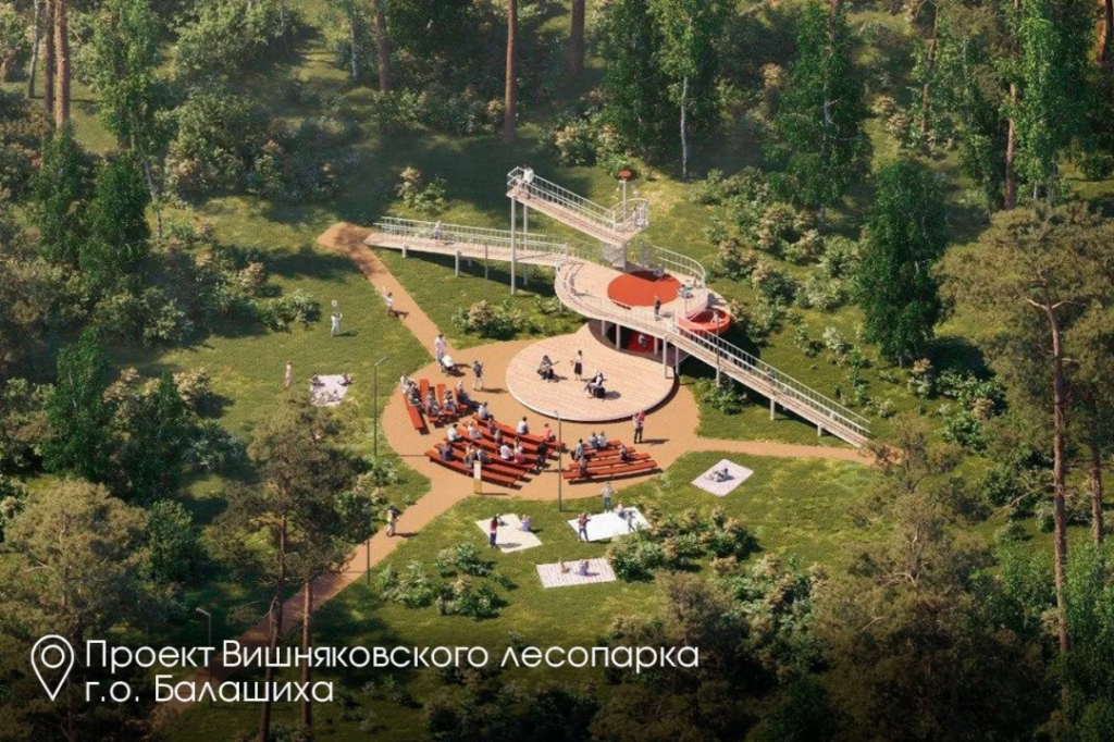 Тринадцать лесопарков Подмосковья преобразится в 2026 году