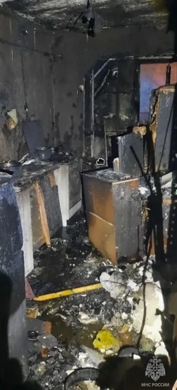 В Наримановском районе при пожаре в квартире погиб 62-летний мужчина