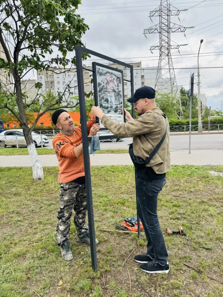 В Сквере ветеранов обновили портреты героев Великой Отечественной войны по инициативе Виктора Репина В Сквере ветеранов обновили портреты героев Великой Отечественной войны по инициативе Виктора Репина