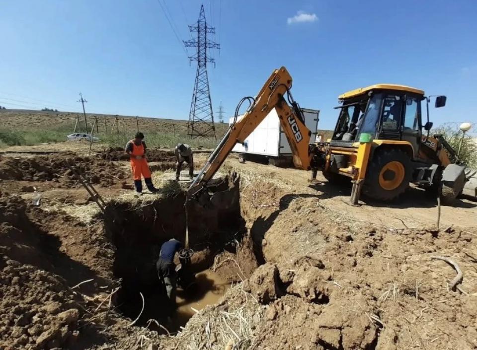 В микрорайоне III Интернационал в Астрахани наладили водоснабжение