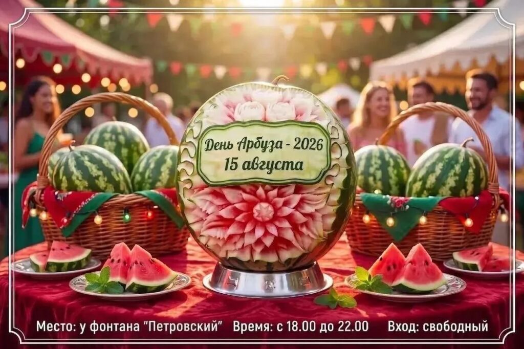 Астраханцев приглашают отпраздновать «День Арбуза» с концертами и мастер-классами