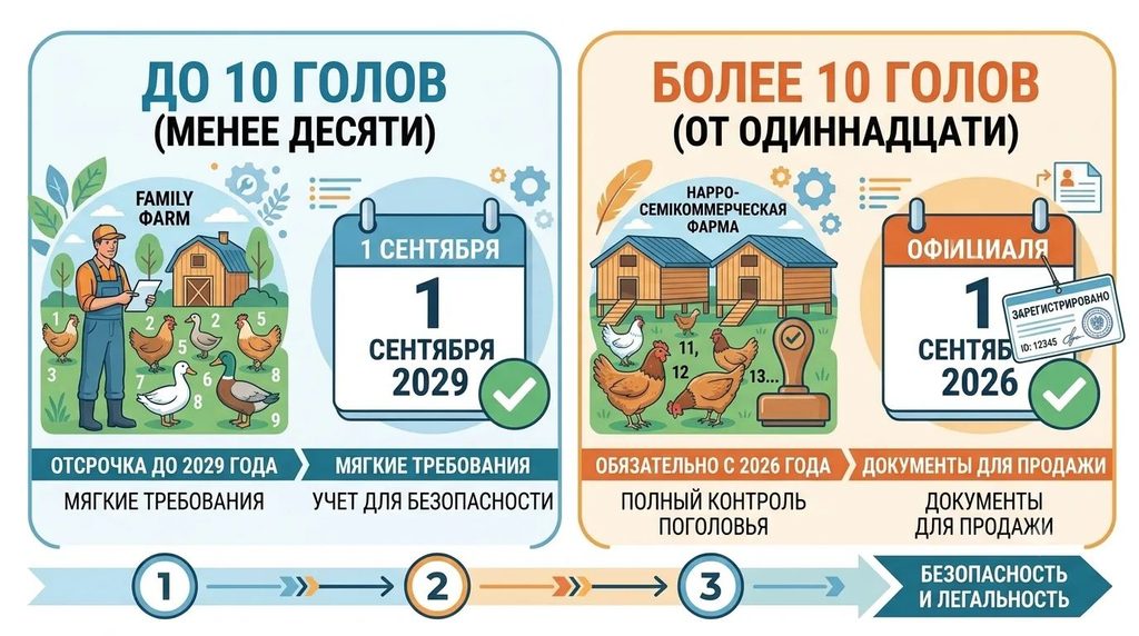 Регистрация кур и птицы с 1 сентября 2026 года в Астраханской области: кому и как нужно оформить поголовье — фото 1
