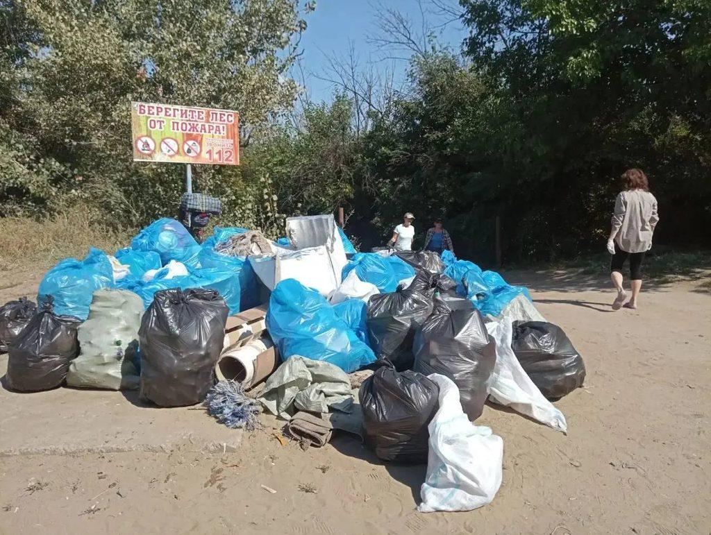 В Астрахани волонтеры и «ЭкоЦентр» собрали 83 мешка мусора во время Всемирного дня чистоты