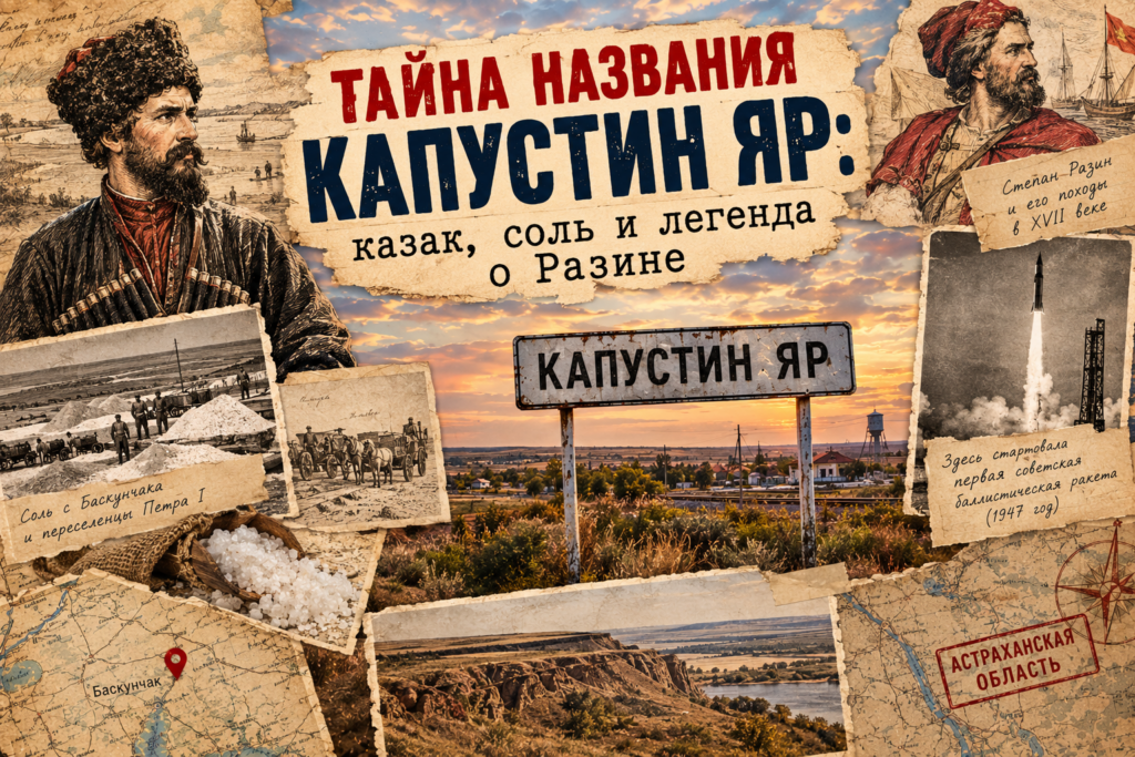 Тайна названия Капустин Яр: казак, соль и легенда о Разине