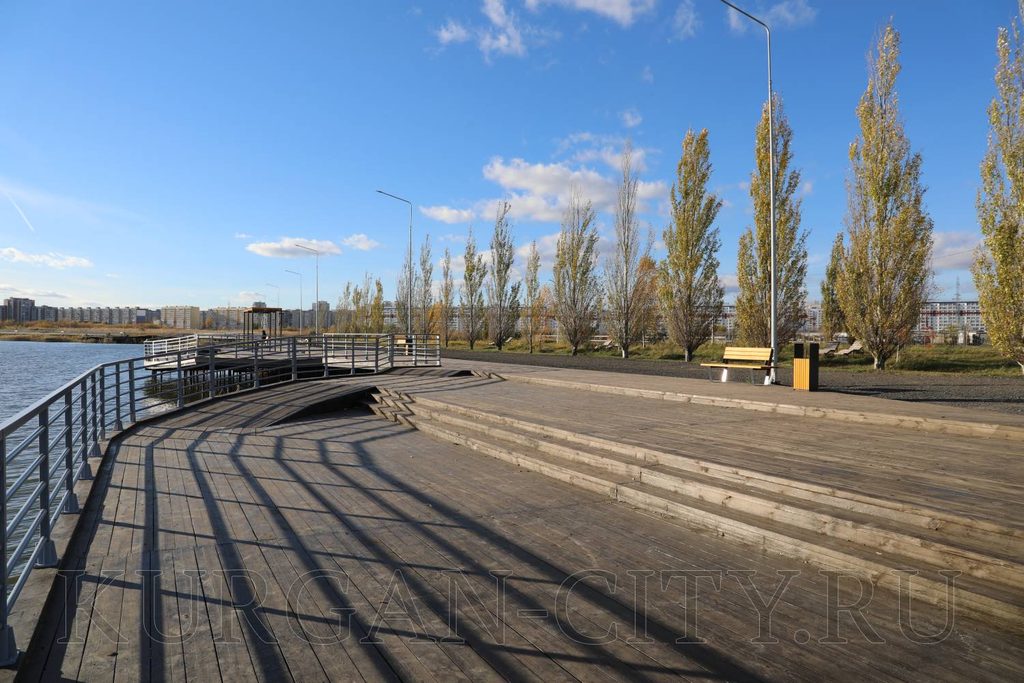 В Кургане завершают создание новой зоны отдыха у озера Черное — фото 10
