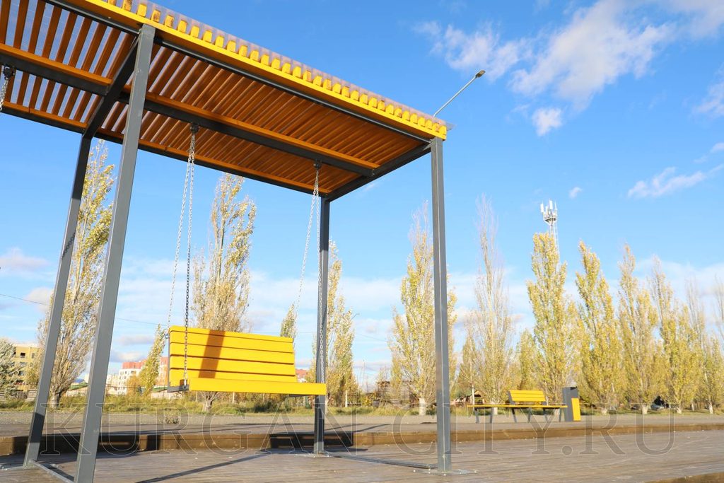 В Кургане завершают создание новой зоны отдыха у озера Черное — фото 14
