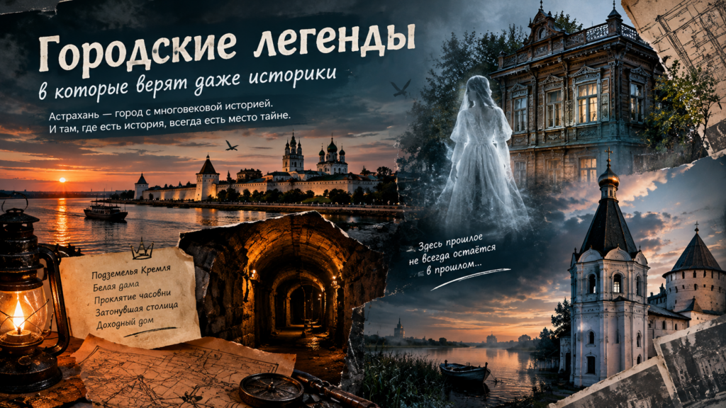 Мистическая Астрахань: подземелья Кремля, Белая дама и проклятие купца