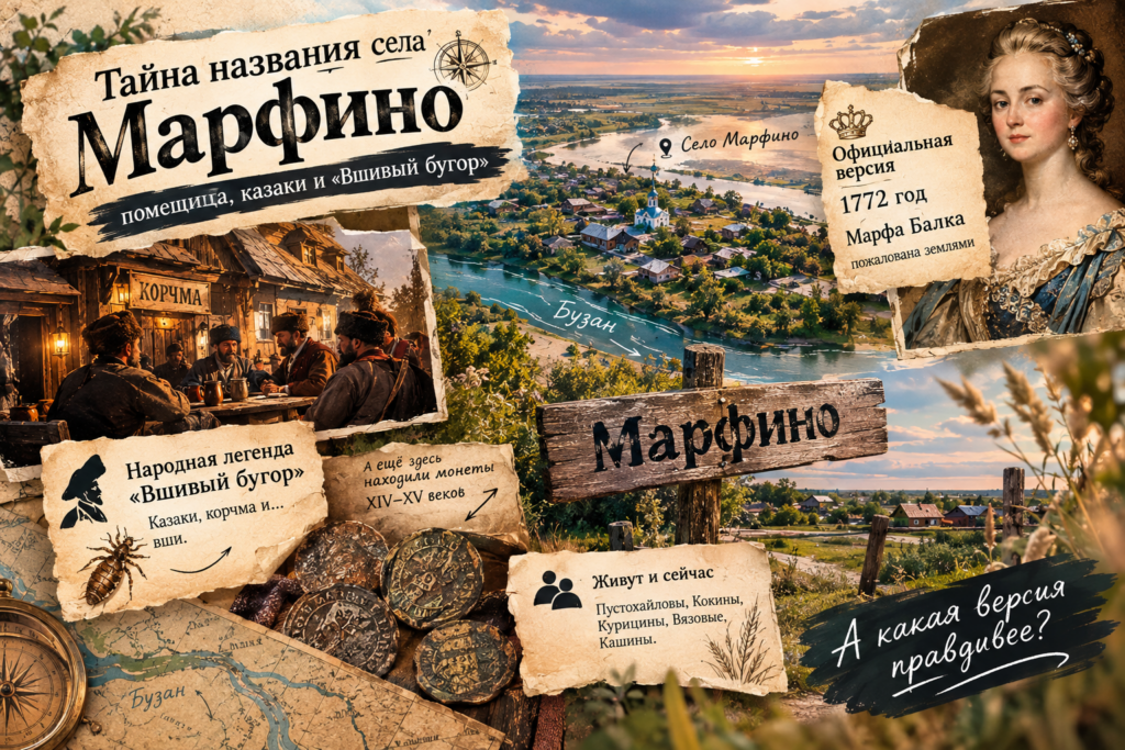 Тайна названия села Марфино: помещица, казаки и «Вшивый бугор»
